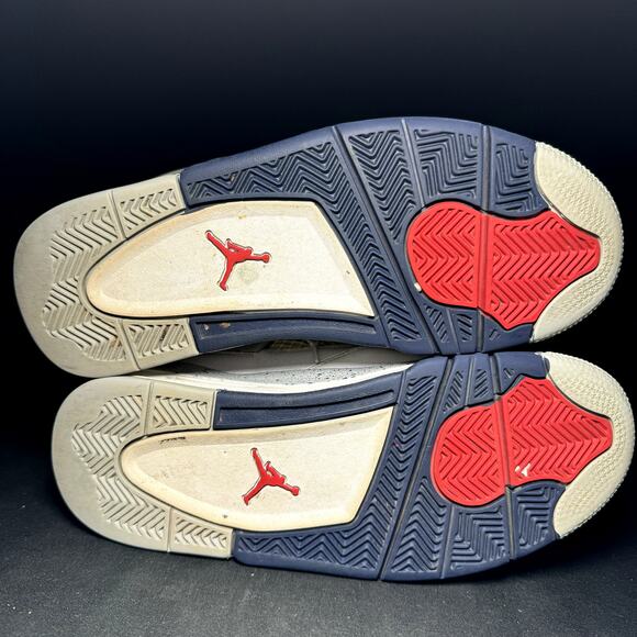 Size 7 - Nike Air Jordan 4 Retro Midnight Navy 2022 Men's Shoes - Picture 7 of 9